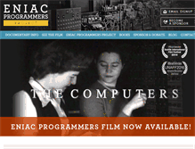 Tablet Screenshot of eniacprogrammers.org